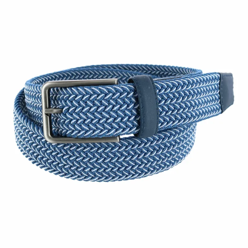 Greg Norman Men's Two Tone Stretch Belt sold by Belt Outlet