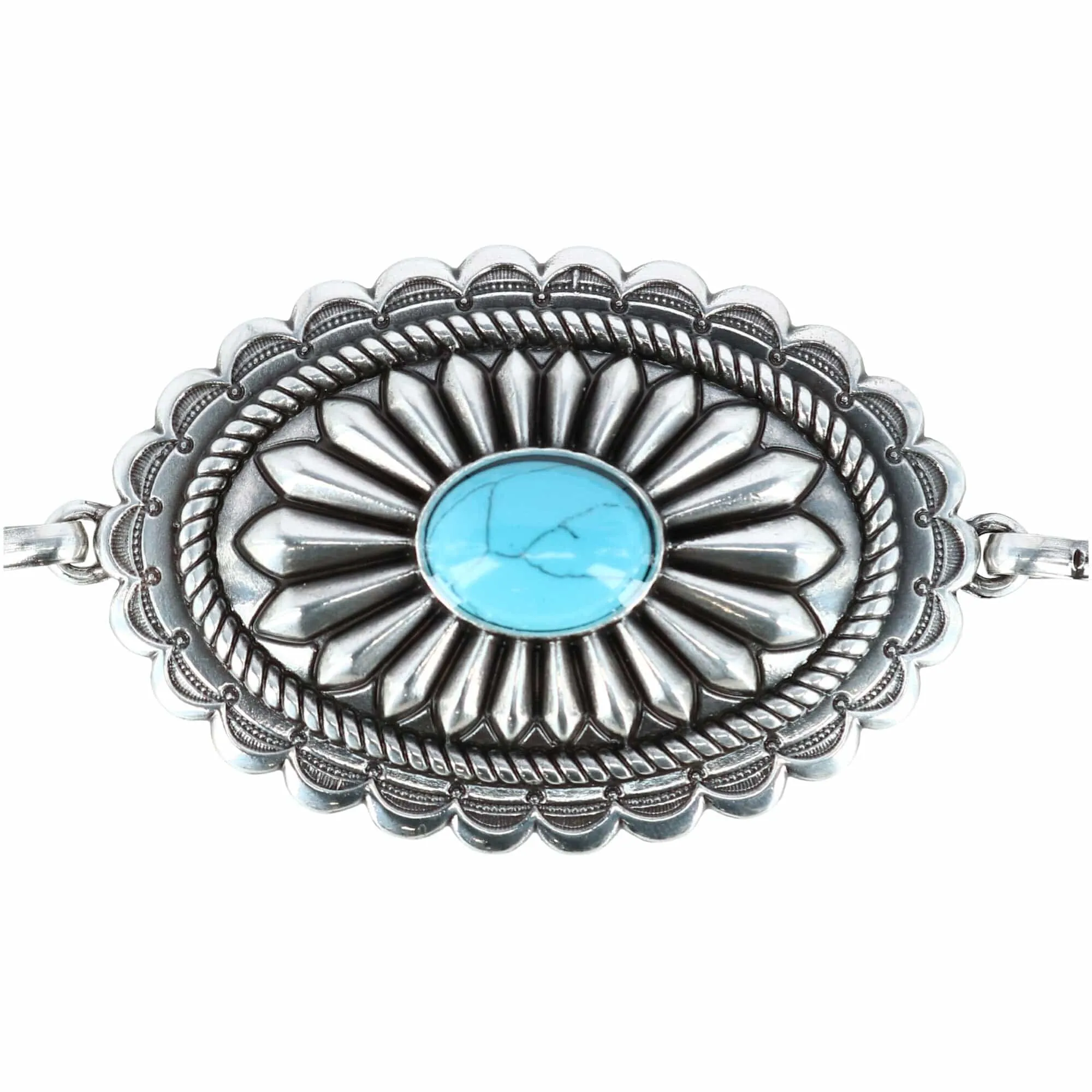 Ariat Women's Concho Chain Belt with Turquoise sold by Belt Outlet product image thumbnail 5