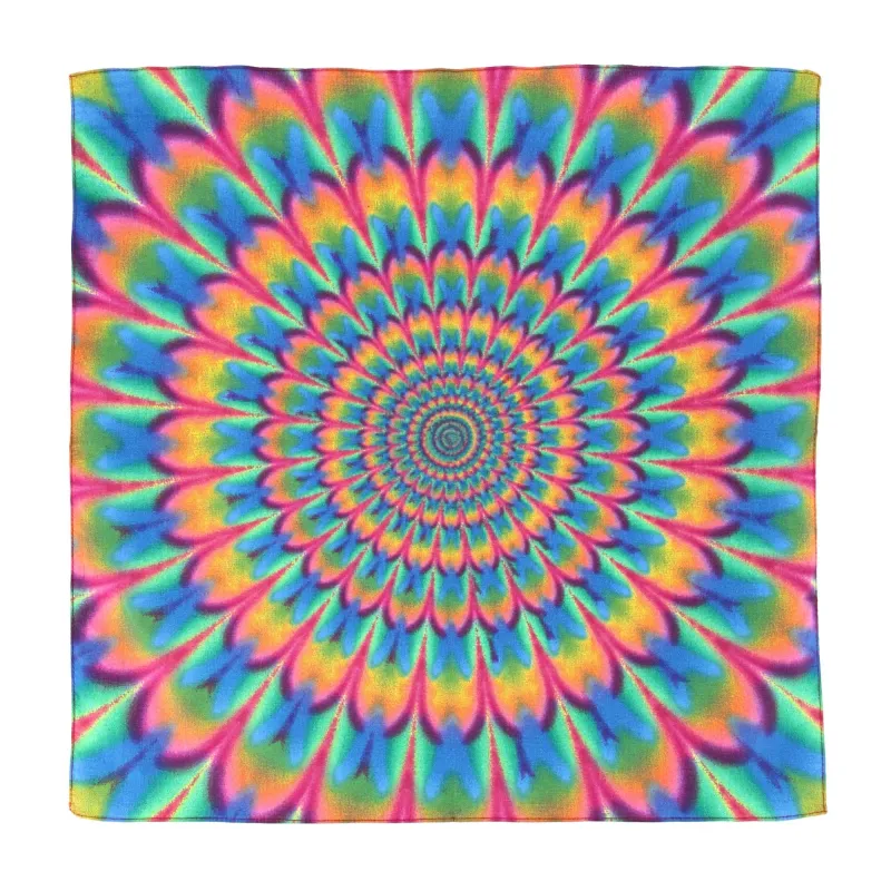 CTM® Psychedelic Tie Dye Bandana sold by Belt Outlet