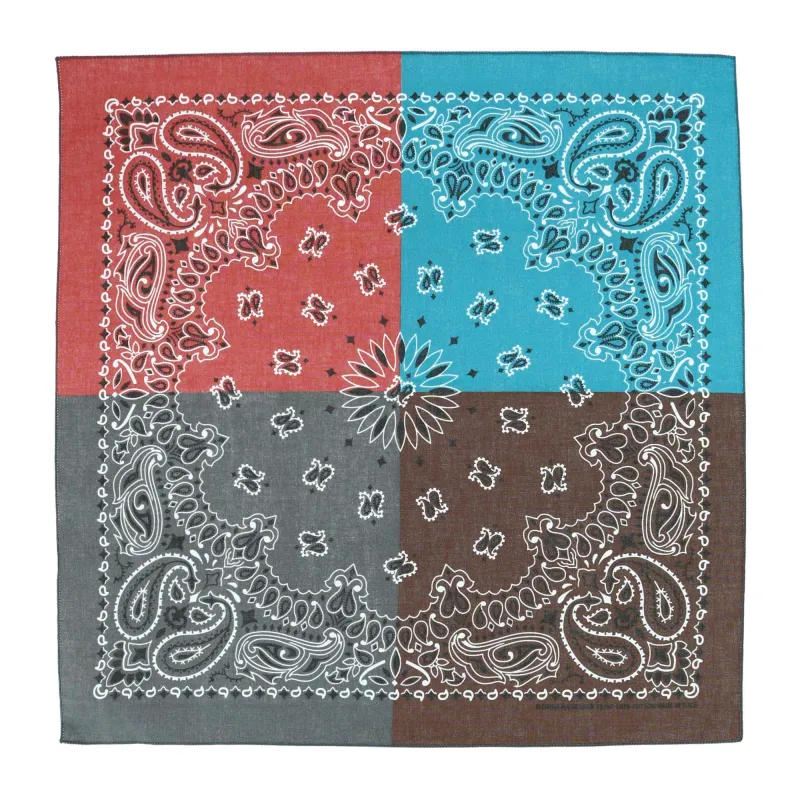 CTM® Quad Paisley Print Bandana sold by Belt Outlet