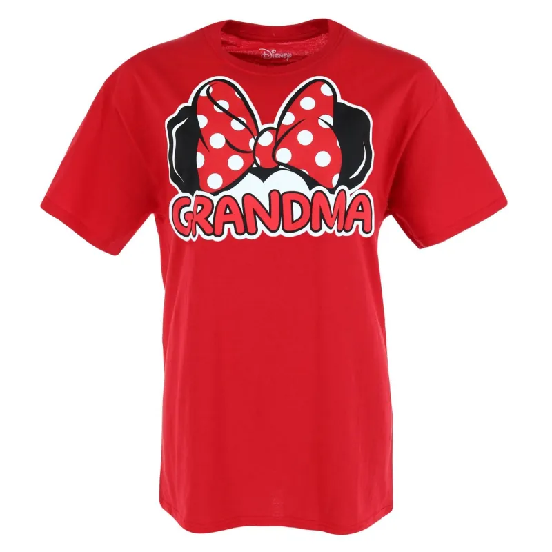Jerry Leigh Women's Minnie Mouse Grandma Family T-Shirt made by Jerry Leigh
