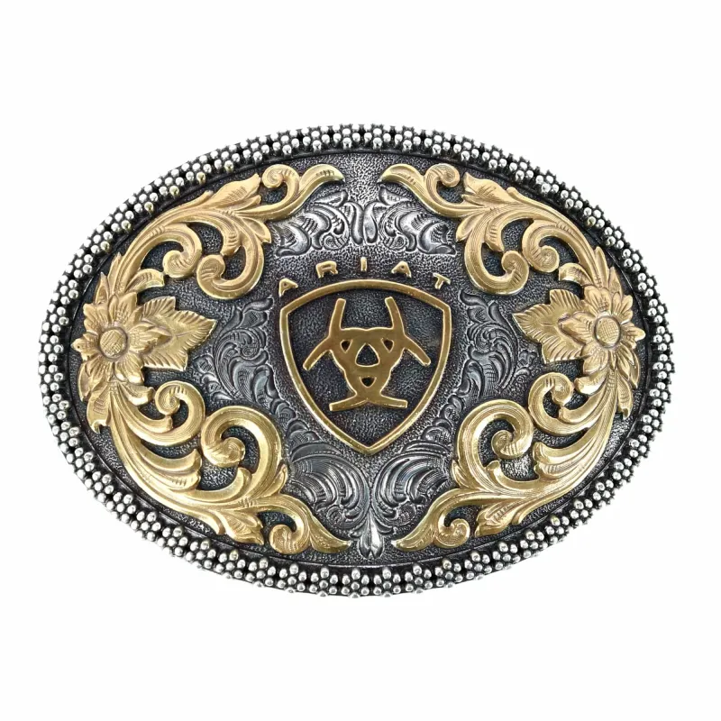 Ariat Gold Leaf Belt Buckle made by Ariat