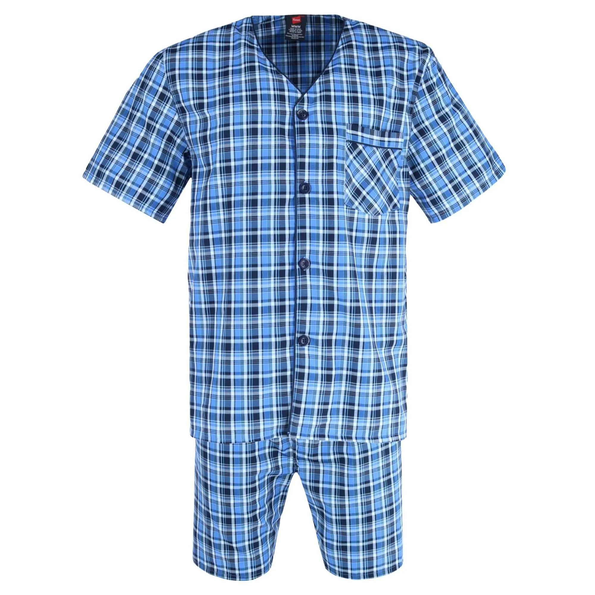 Hanes Men's Short Sleeve Short Leg Pajama Set sold by Belt Outlet