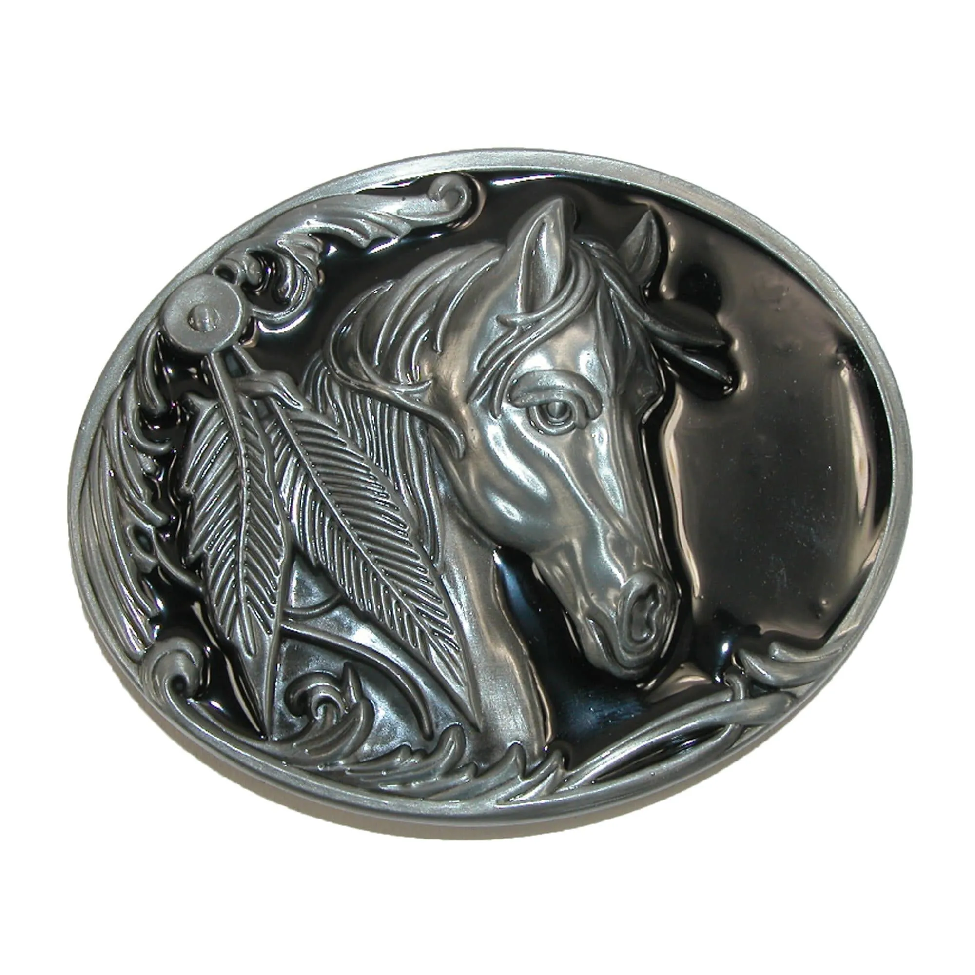 CTM® Women's Horse Belt Buckle sold by Belt Outlet product image thumbnail 2