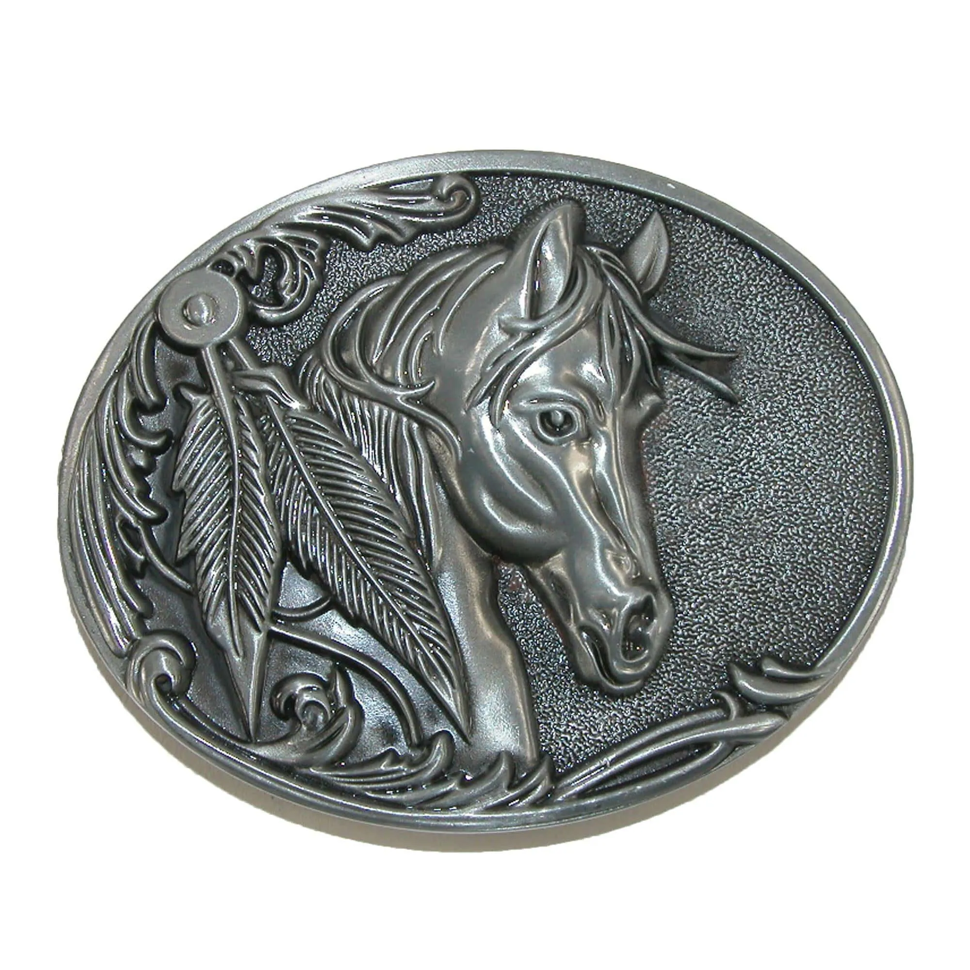 CTM® Women's Horse Belt Buckle sold by Belt Outlet