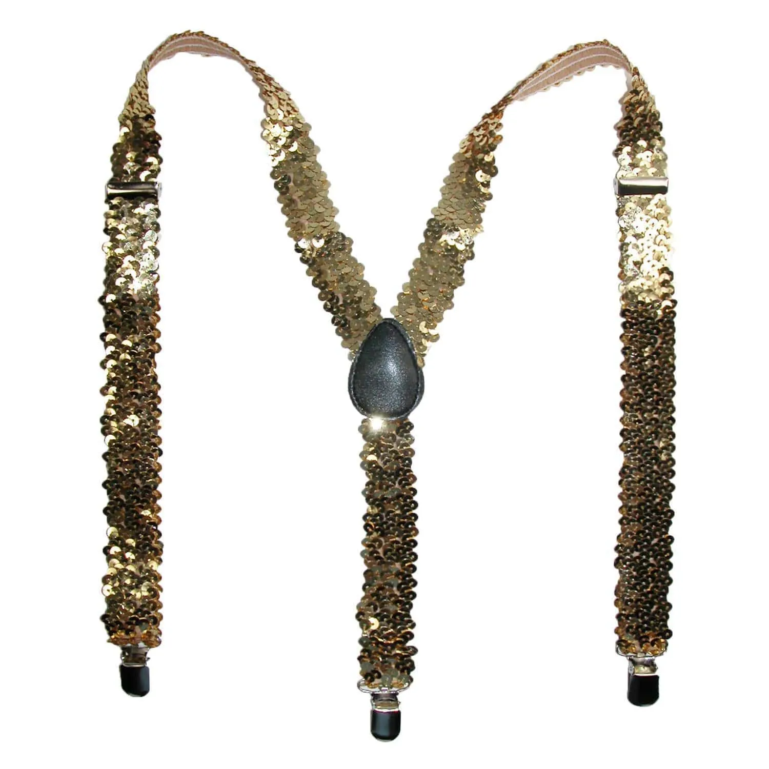 CTM® Women's Elastic Sequins Clip-End Suspenders sold by Belt Outlet product image thumbnail 4