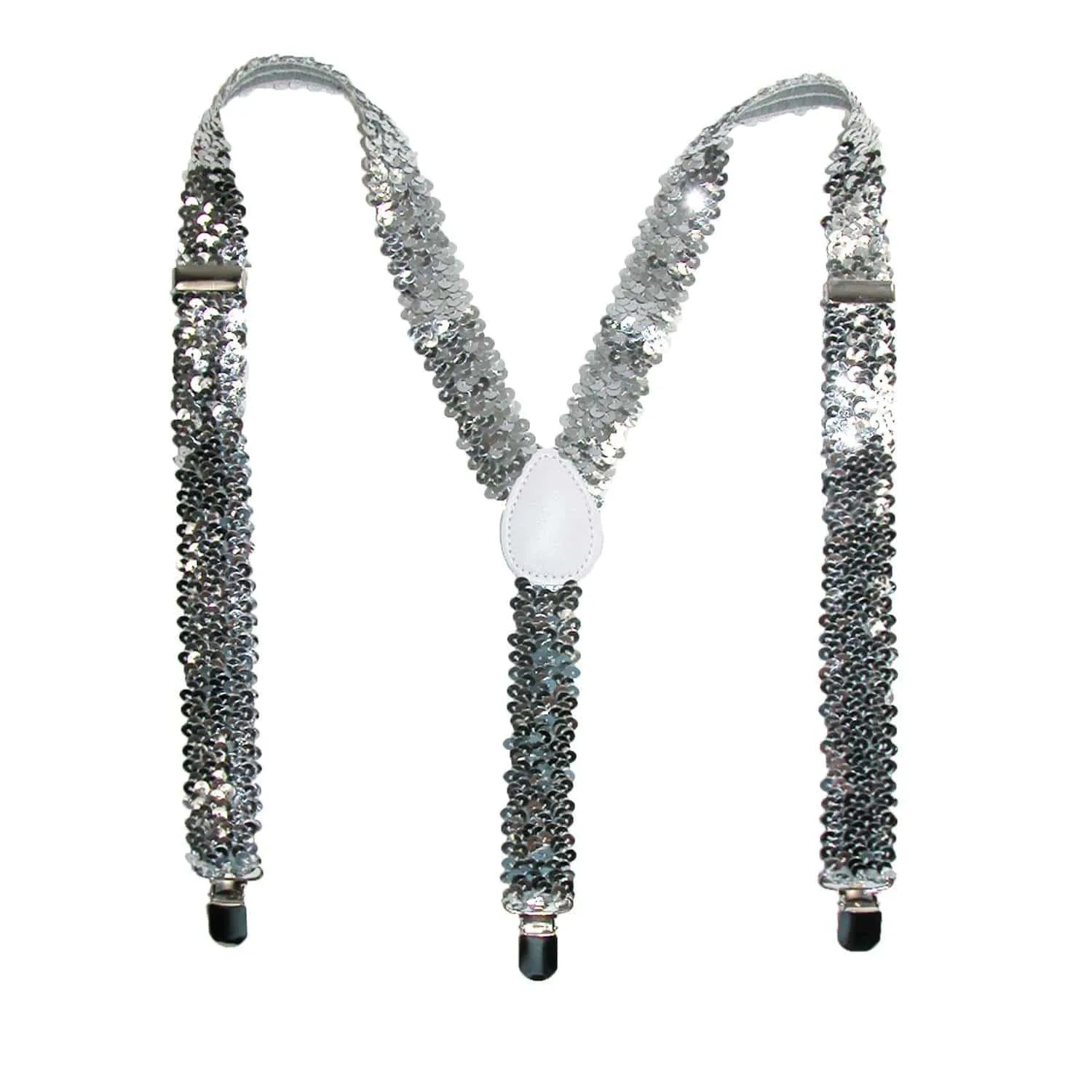 CTM® Women's Elastic Sequins Clip-End Suspenders sold by Belt Outlet product image thumbnail 5