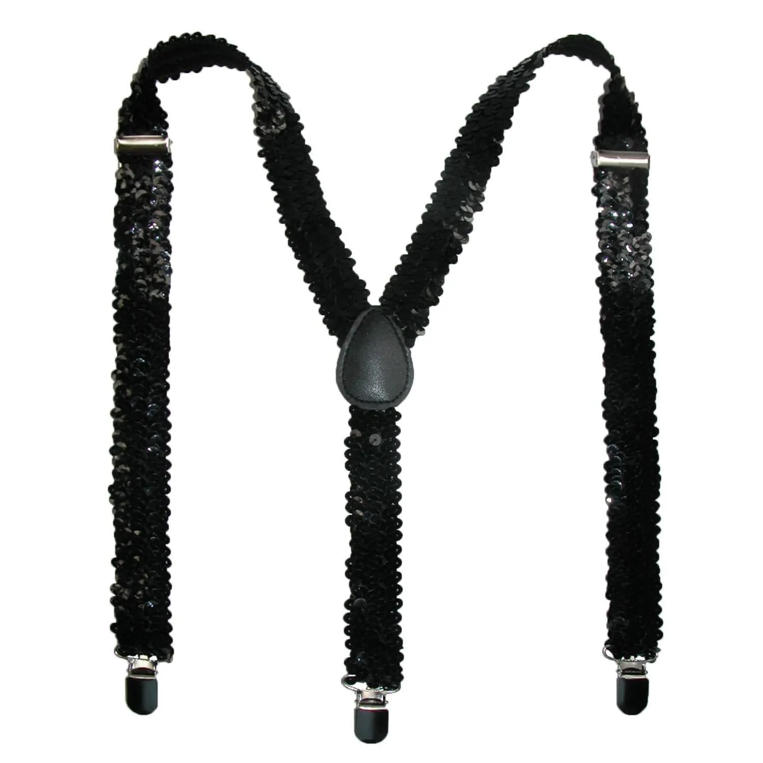CTM® Women's Elastic Sequins Clip-End Suspenders sold by Belt Outlet product image thumbnail 2