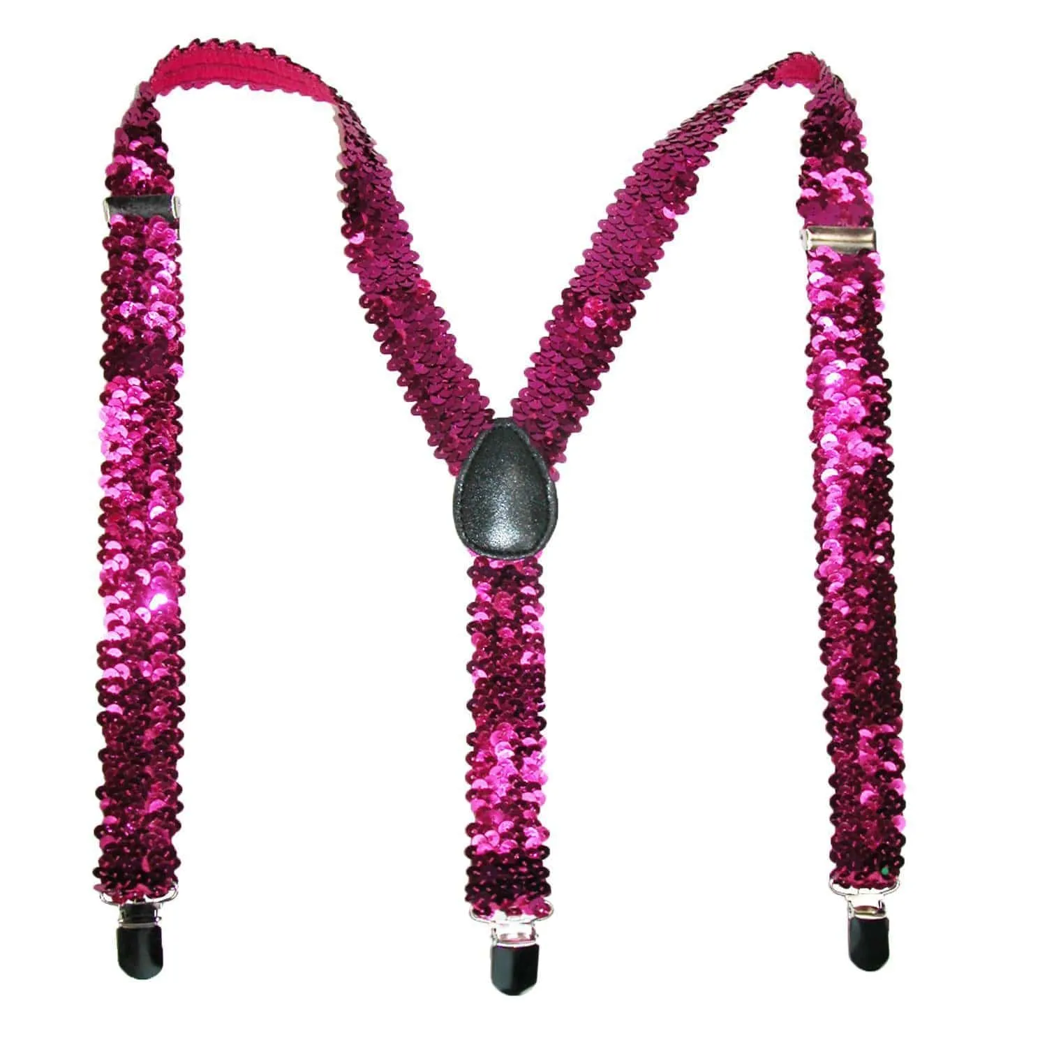 CTM® Women's Elastic Sequins Clip-End Suspenders sold by Belt Outlet product image thumbnail 3