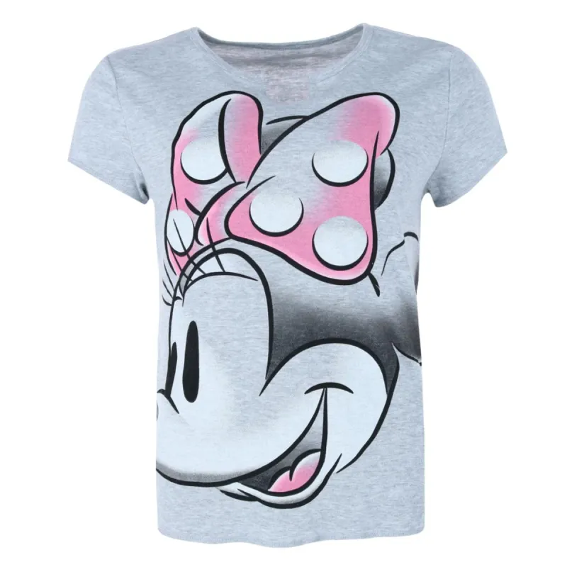 Jerry Leigh Women's Disney Minnie Mouse V-Neck T-Shirt sold by Belt Outlet