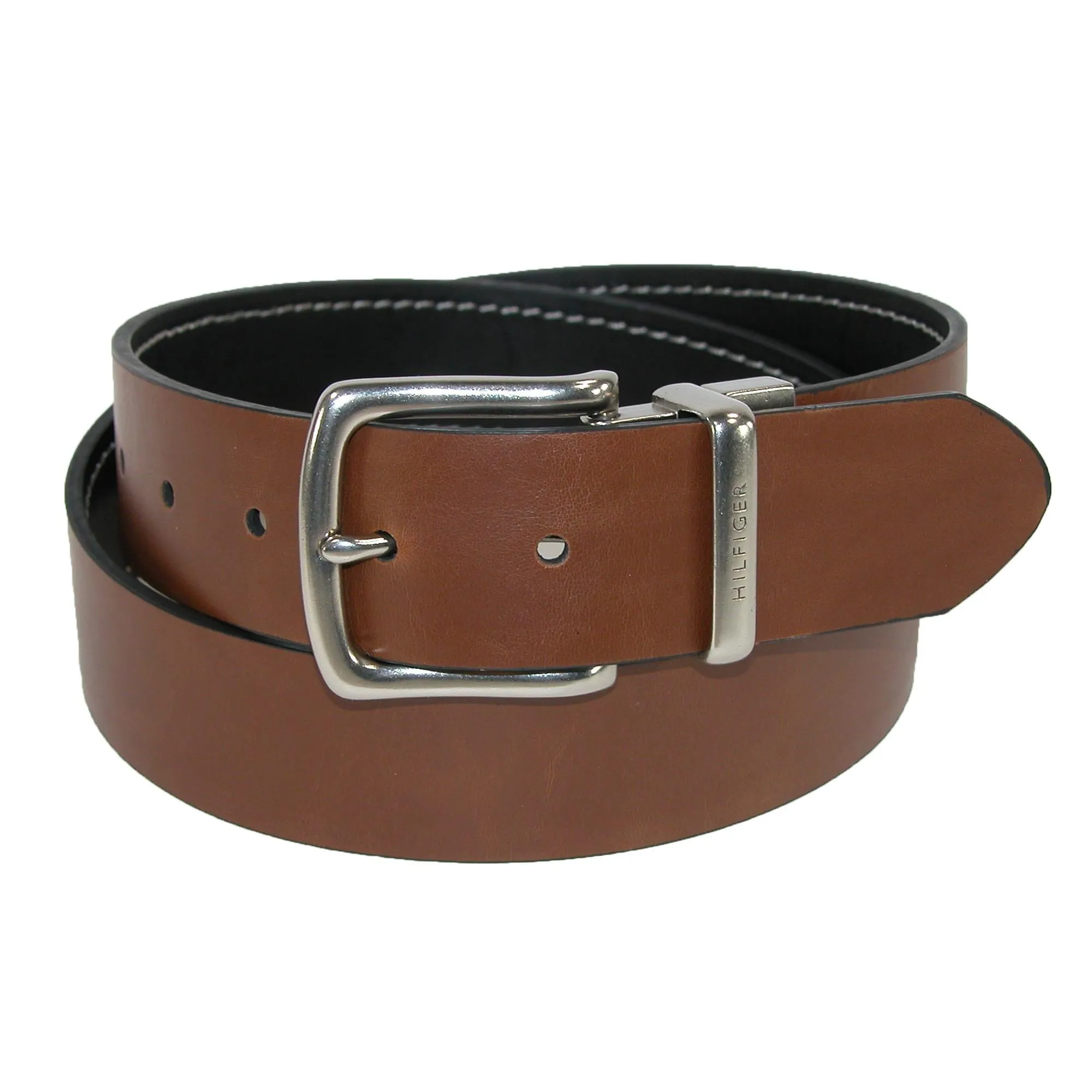 Tommy Hilfiger Men's Reversible Belt with Contrast Stitch sold by Belt Outlet product image thumbnail 4