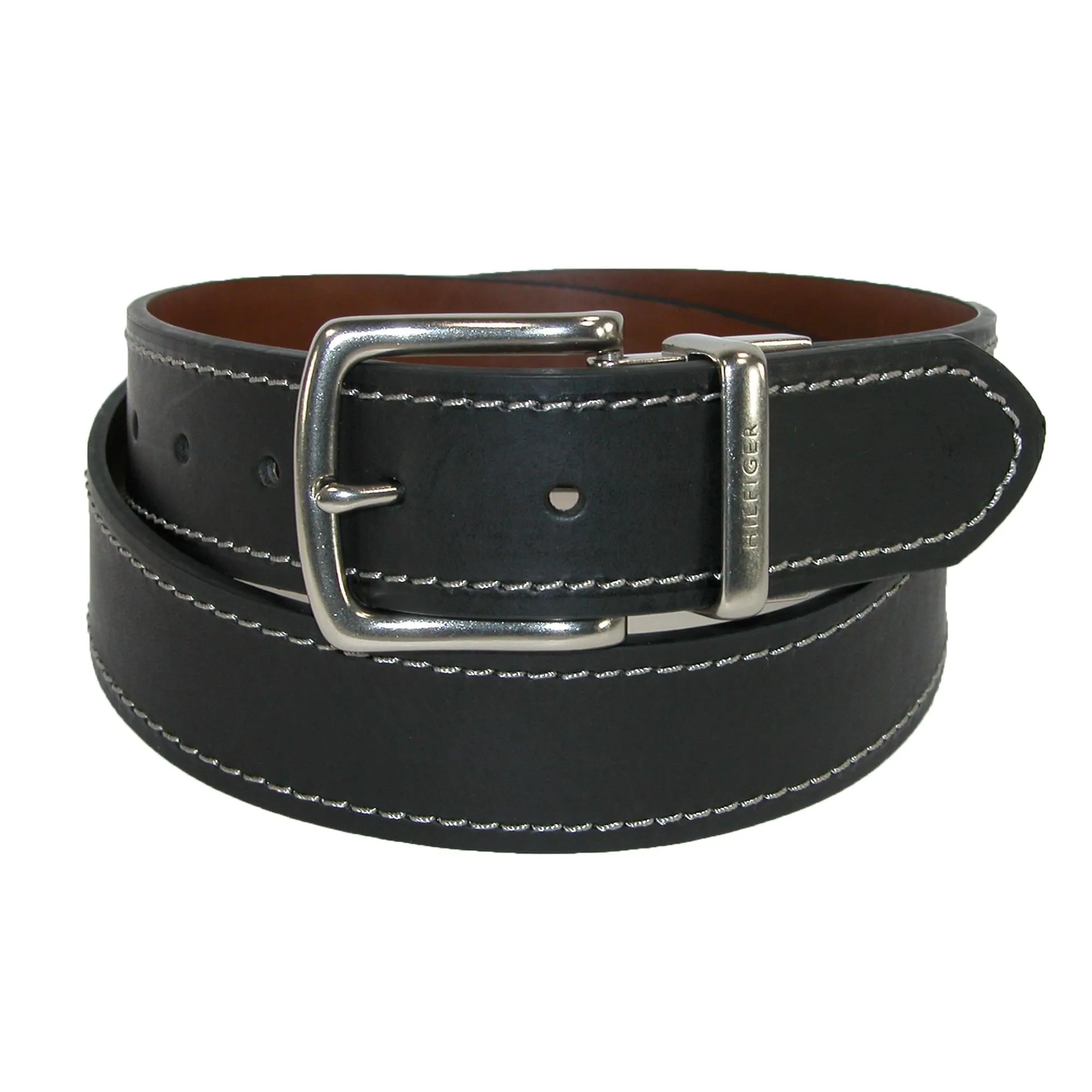 Tommy Hilfiger Men's Reversible Belt with Contrast Stitch sold by Belt Outlet product image thumbnail 2