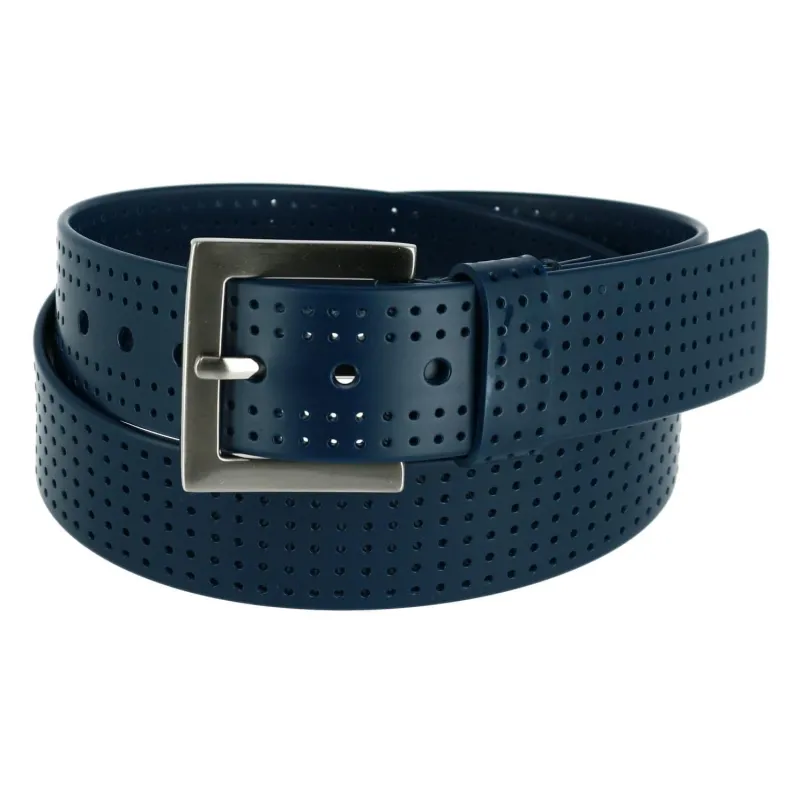 Pebble Beach Men's Silicone Perforated Golf Belt made by Pebble Beach