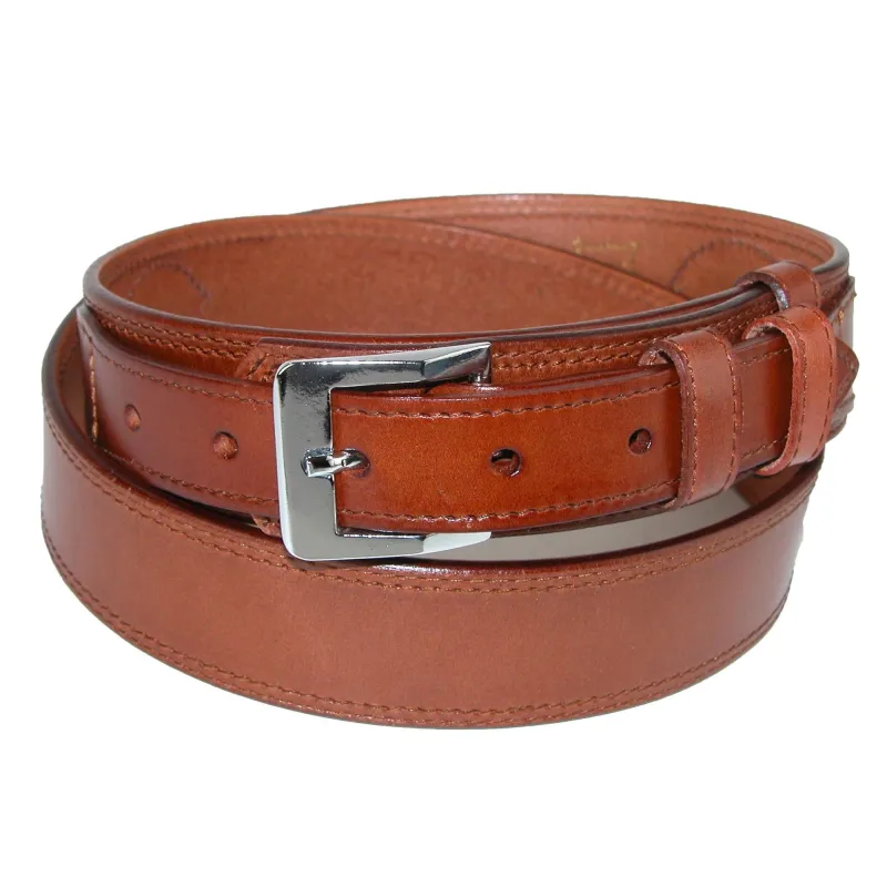 CTM® Men's Leather Removable Buckle Ranger Belt made by Belt Outlet