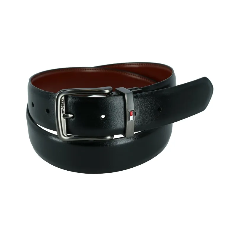 Tommy Hilfiger Men's Stretch Leather Reversible Belt made by Tommy Hilfiger