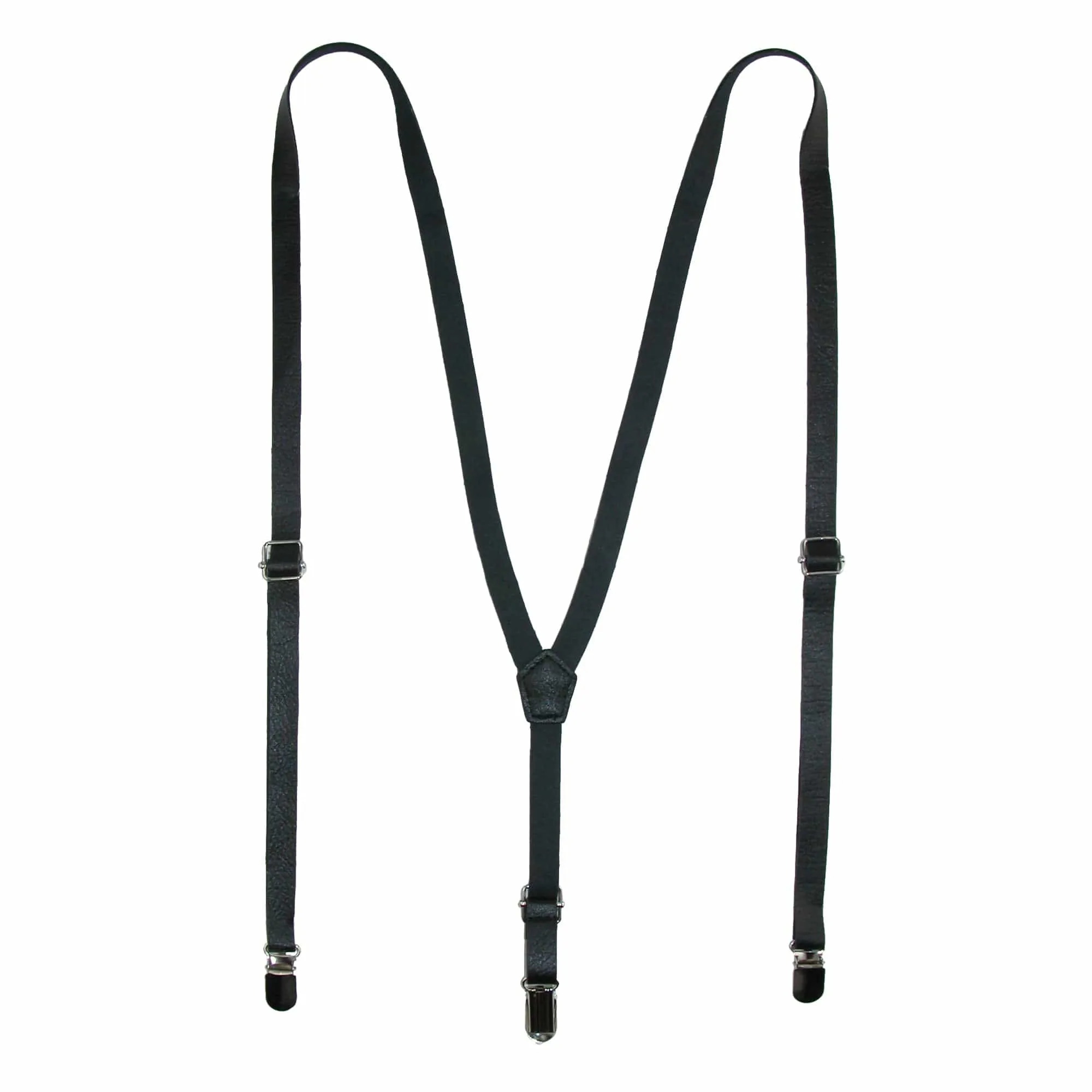 CTM® Faux Leather Slim Clip-End Suspenders sold by Belt Outlet product image thumbnail 5