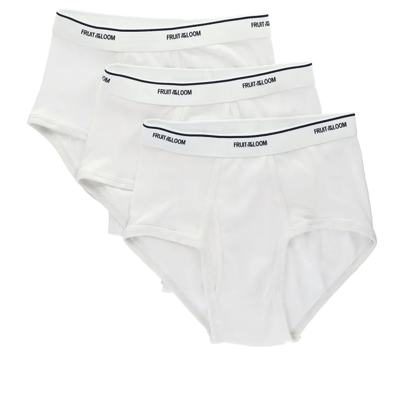 Fruit of the Loom Men's White Briefs (3 Pack) sold by Belt Outlet