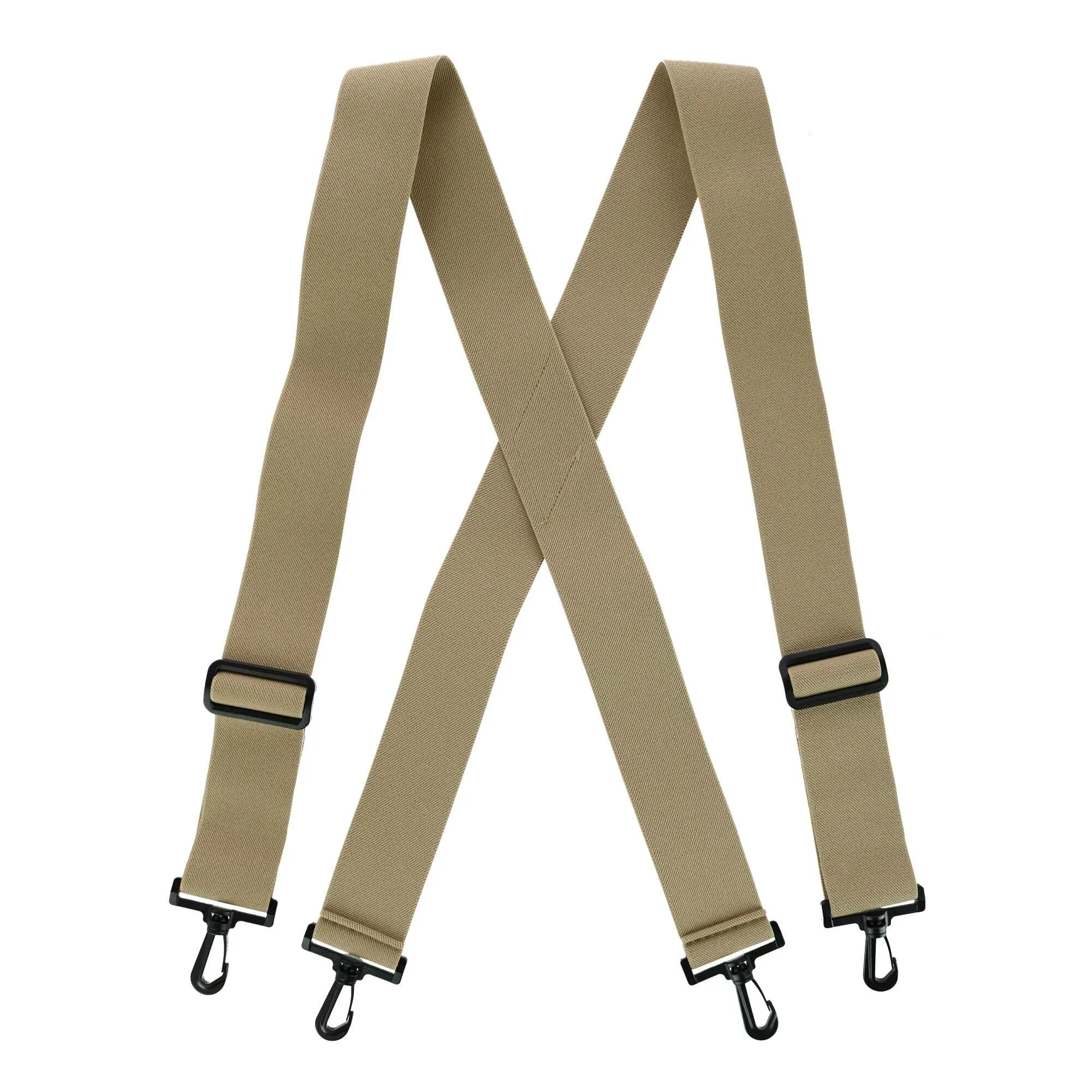 CTM® Men's Elastic X-Back Suspenders with Plastic Hook Ends sold by Belt Outlet product image thumbnail 2