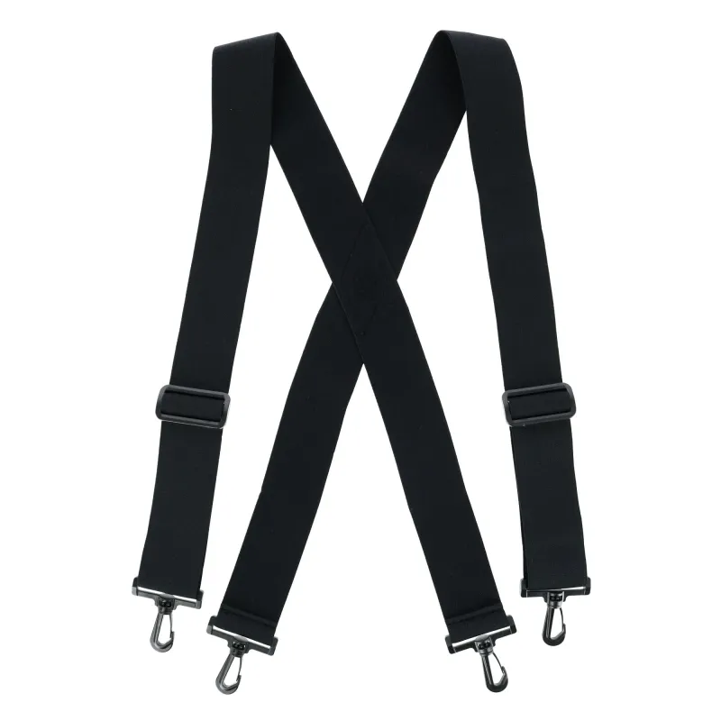 CTM® Big & Tall Elastic TSA Compliant Suspenders with Swivel Hook Ends made by Belt Outlet