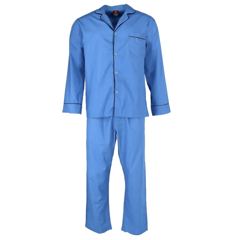 Hanes Men's Broadcloth Long Sleeve Pajama Set sold by Belt Outlet