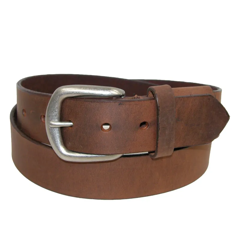 Boston Leather Men's Big & Tall Aged Bark Leather Hidden Stretch Belt sold by Belt Outlet