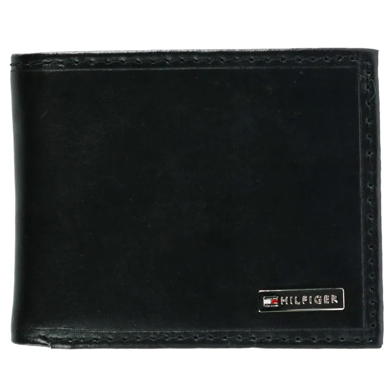 Tommy Hilfiger Men's Leather Fordham Passcase Bifold Wallet sold by Belt Outlet