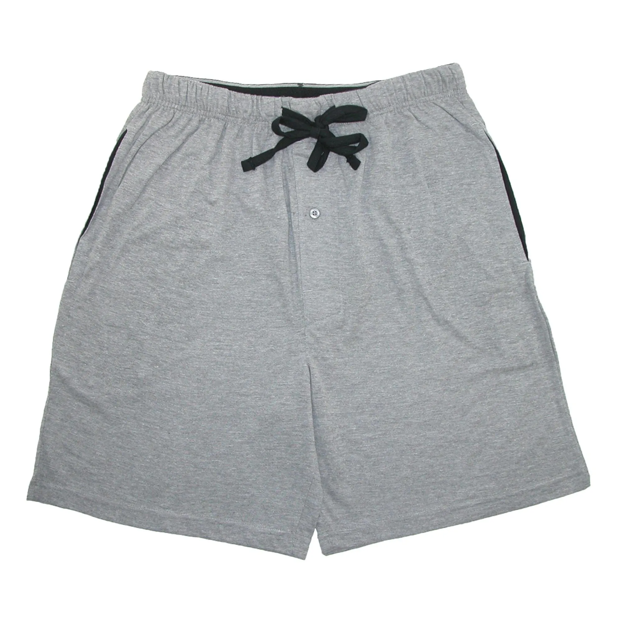Hanes Mens Big & Tall Jersey Knit Cotton Button Fly Pajama Sleep Shorts sold by Belt Outlet product image thumbnail 2