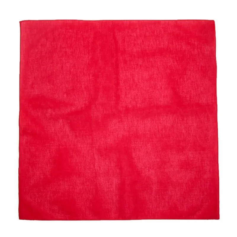CTM® Cotton All Purpose Solid Bandana (Pack of 12 of Same Color) made by Belt Outlet