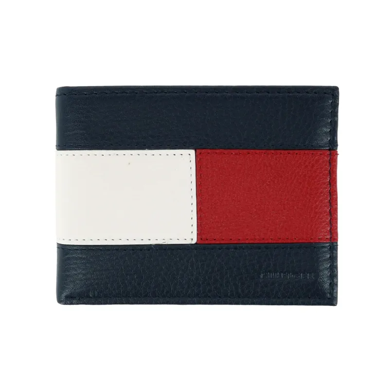 Tommy Hilfiger Men's Leather Orson RFID Bifold Wallet with Removable Passcase made by Tommy Hilfiger