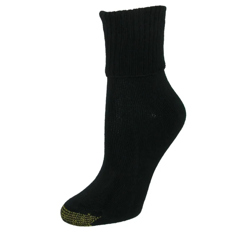 Gold Toe Women's Turn Cuff Bermuda Socks (3 Pair Pack) made by Gold Toe