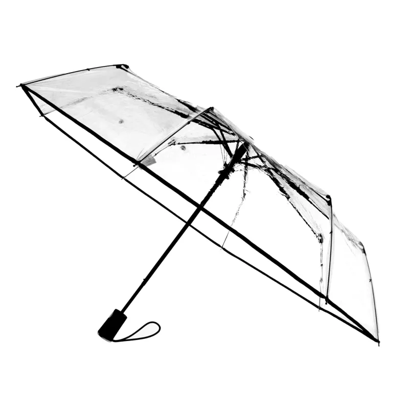 Totes Women's Ultra Clear Auto Open Compact Umbrella made by totes