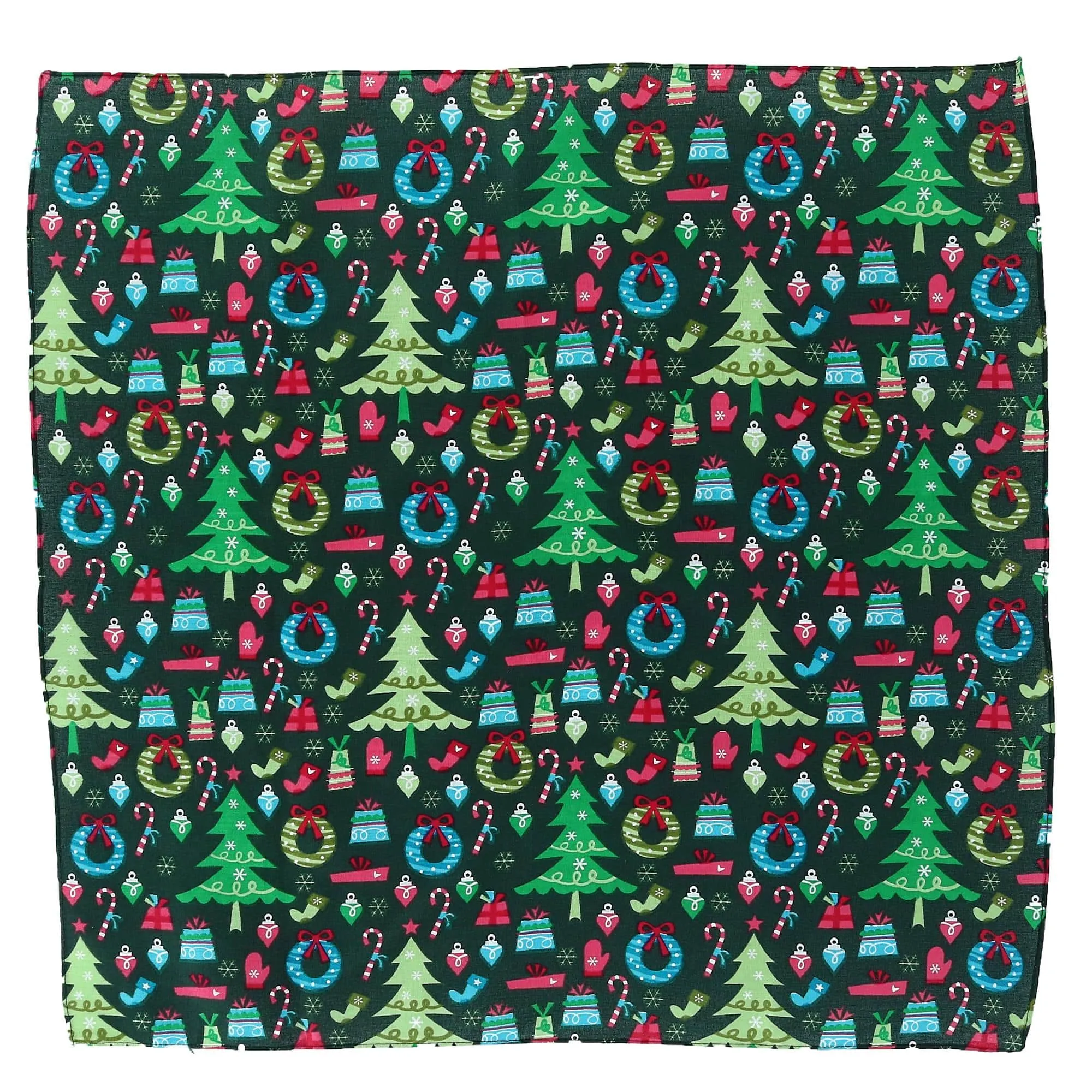 CTM® Trendy Christmas Pattern Holiday Print Bandana sold by Belt Outlet product image thumbnail 3