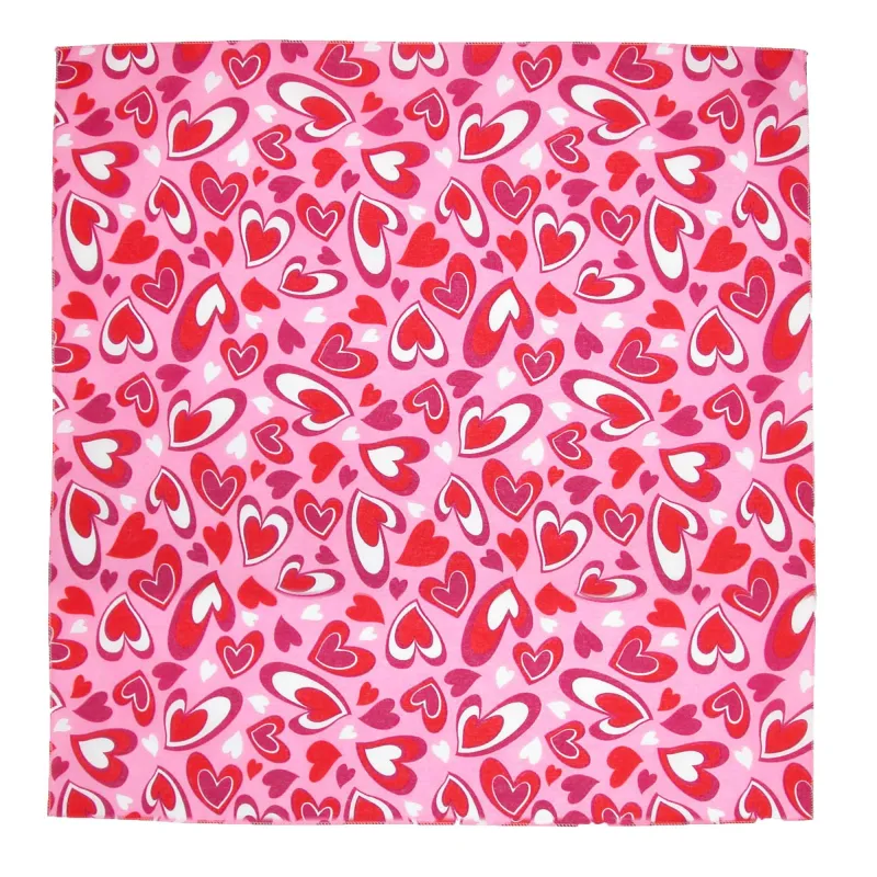 CTM® Heartfelt Valentines Day Holiday Bandana sold by Belt Outlet