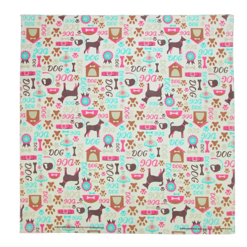 CTM® Best of Show Dog Print Bandana sold by Belt Outlet