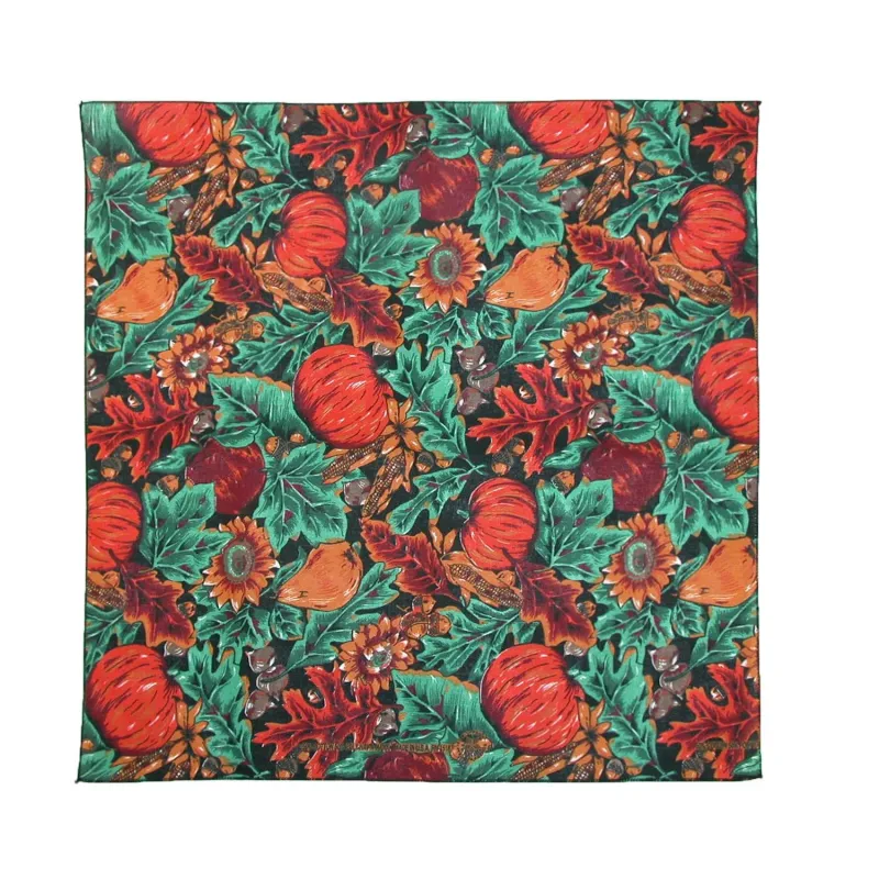 CTM® Acorns and Pumpkins Fall Holiday Bandana made by Belt Outlet