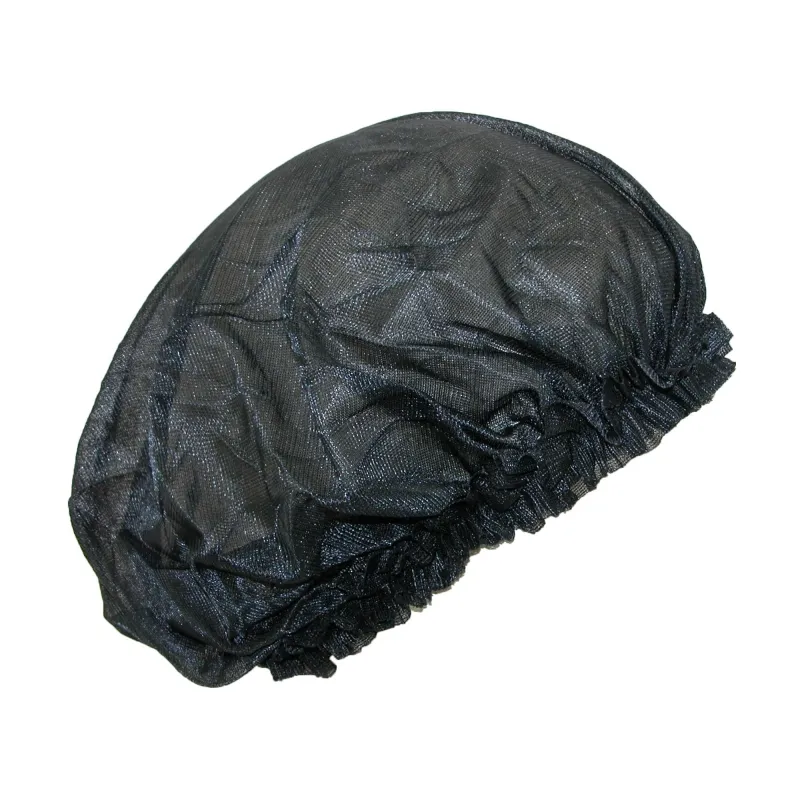 CTM® Women's Satin Jumbo Hair Roller Sleep Cap with Elastic made by Belt Outlet