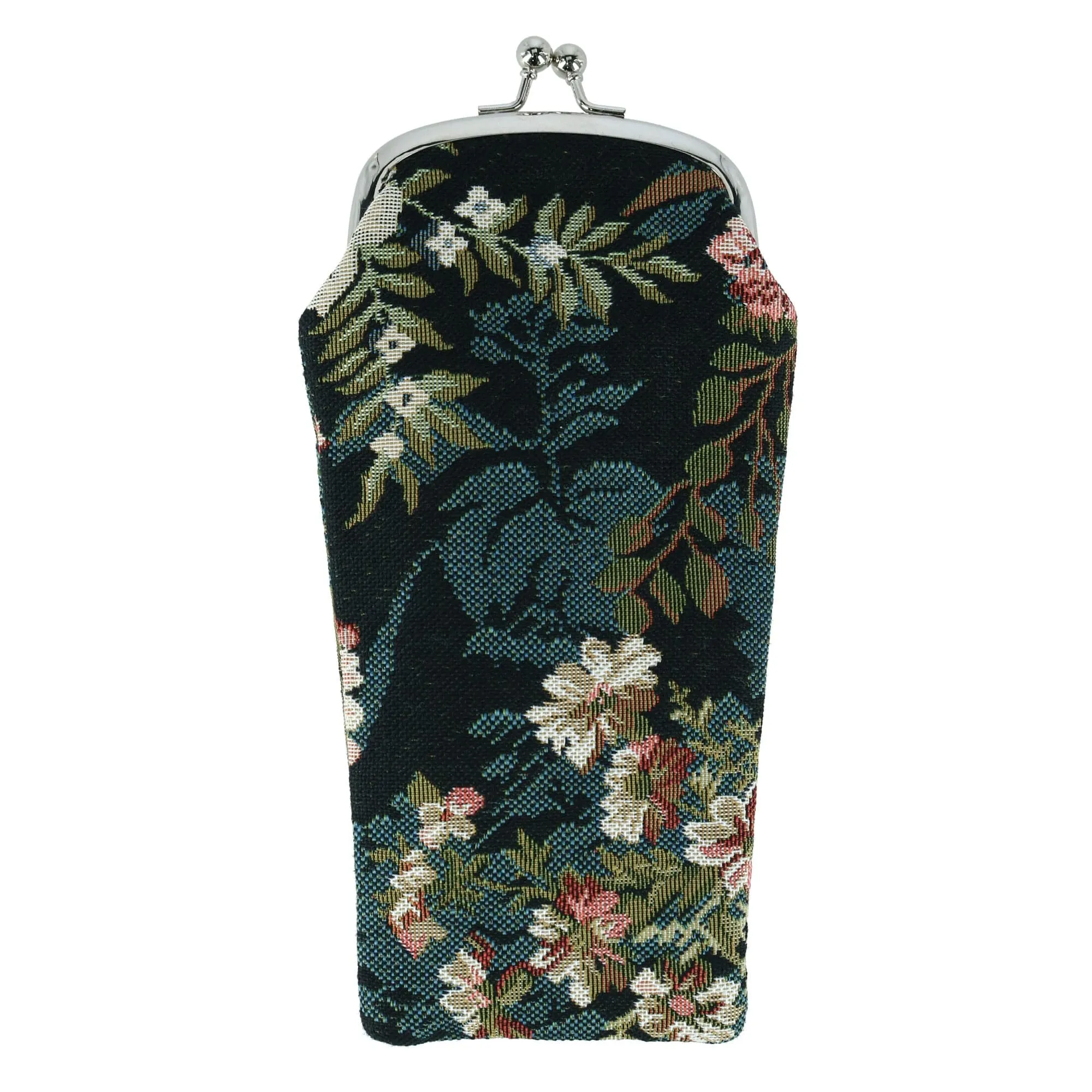 CTM® Women's Floral Print Tapestry Glasses Case sold by Belt Outlet product image thumbnail 4