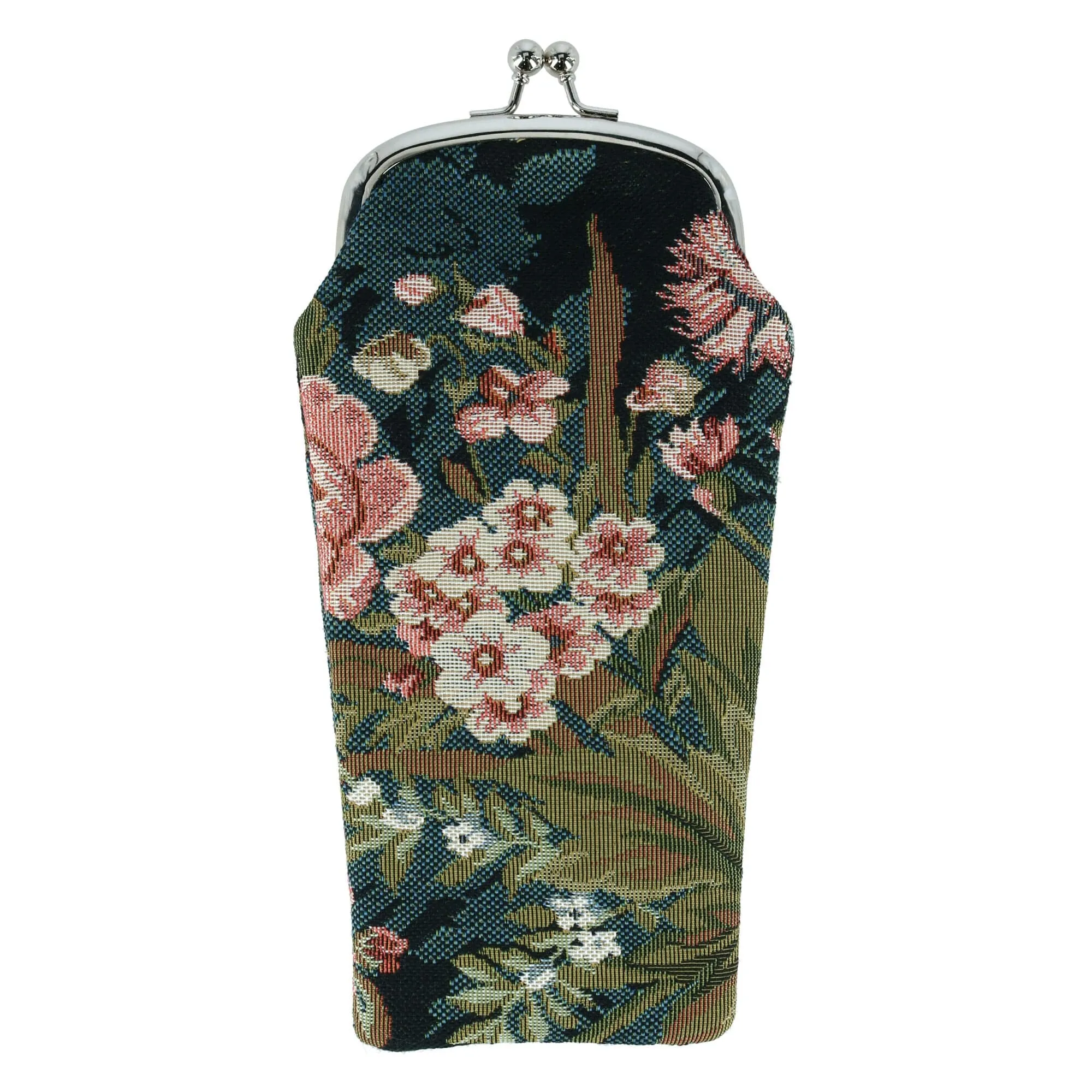 CTM® Women's Floral Print Tapestry Glasses Case sold by Belt Outlet product image thumbnail 3