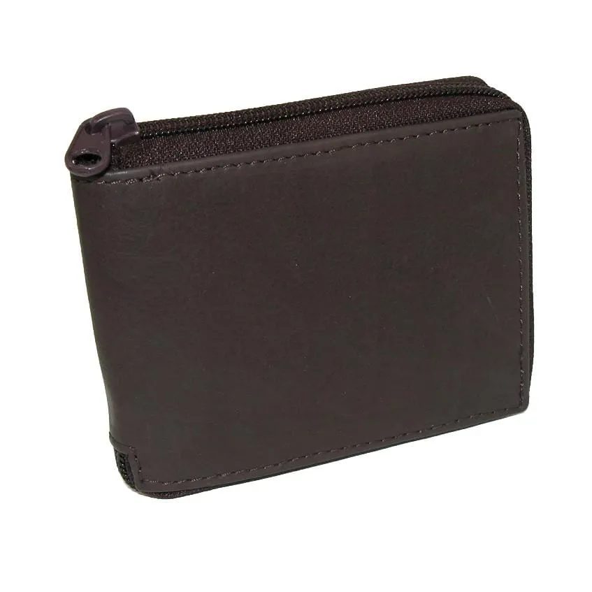 Paul & Taylor Men's Leather Zippered Bifold Wallet sold by Belt Outlet product image thumbnail 3