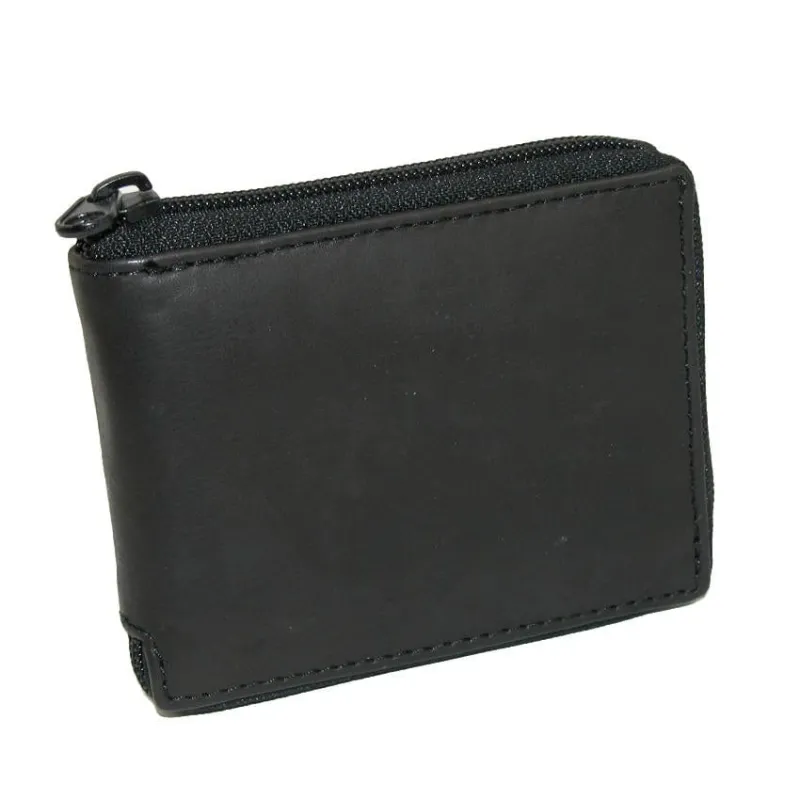 Paul & Taylor Men's Leather Zippered Bifold Wallet sold by Belt Outlet