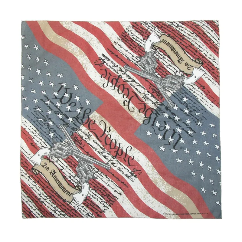 CTM® Cotton Second Amendment Bandana sold by Belt Outlet