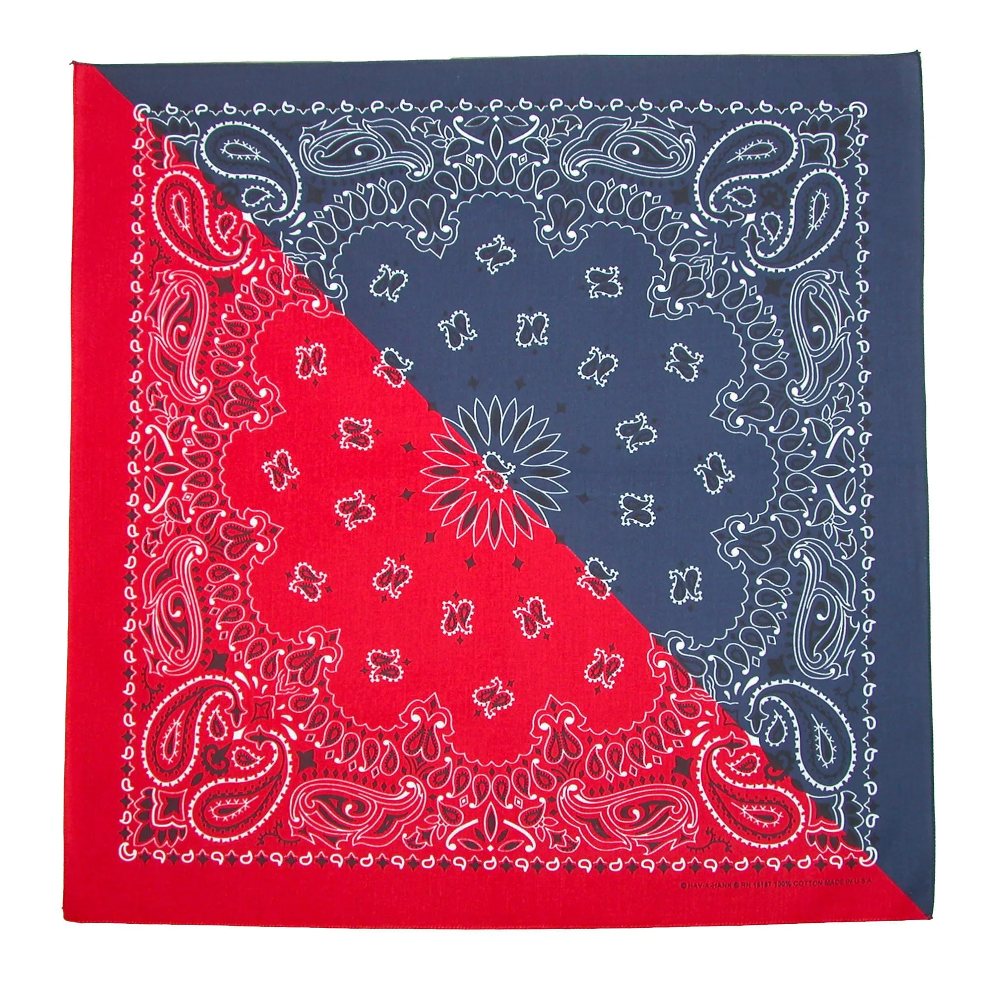 CTM® Split Paisley Print Bandana sold by Belt Outlet product image thumbnail 4