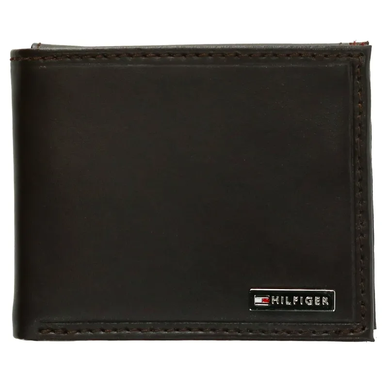 Tommy Hilfiger Men's Leather Fordham Passcase Bifold Wallet sold by Belt Outlet