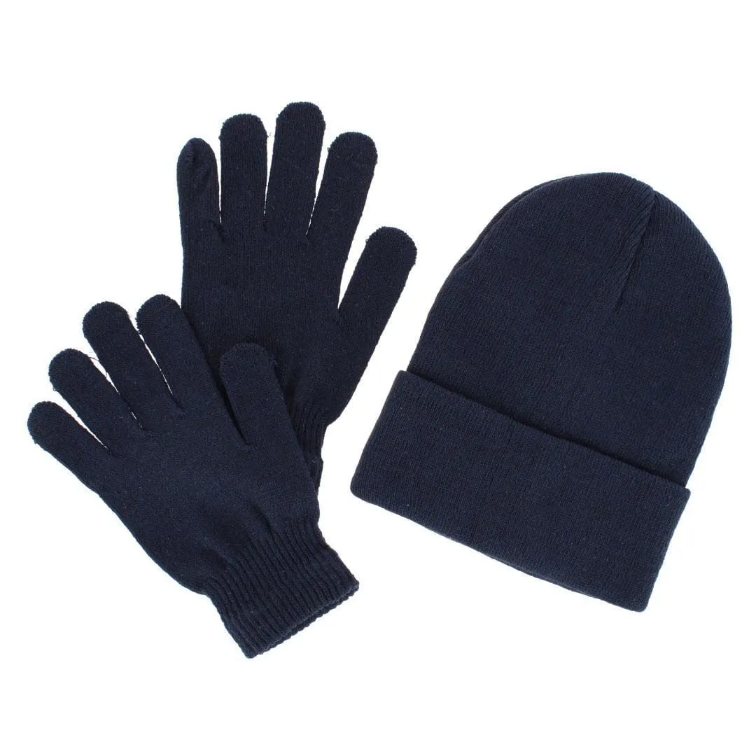 CTM® Adult One Size Winter Beanie Hat and Gloves Set by Wootie sold by Belt Outlet product image thumbnail 5