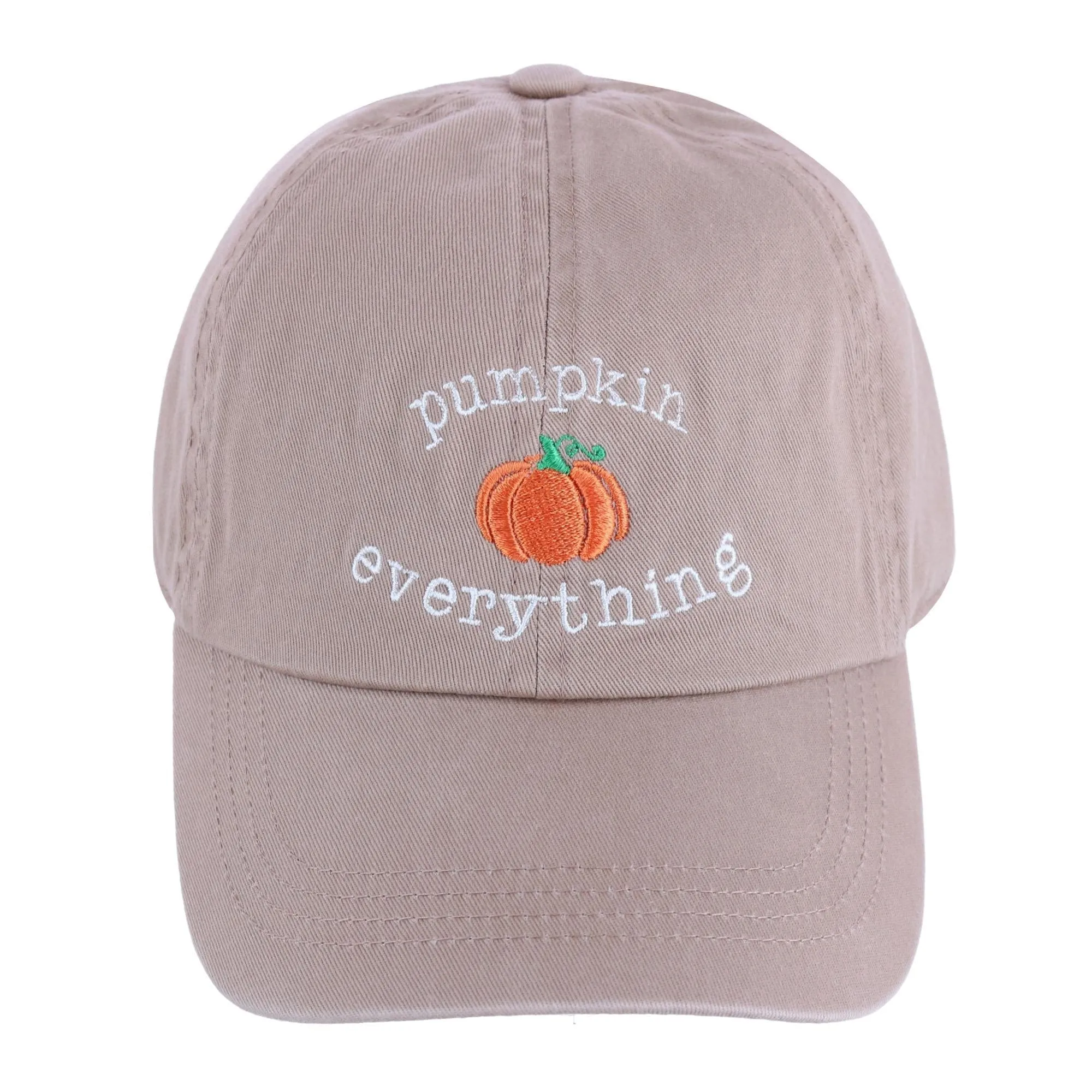 David & Young Women's Pumpkin Everything Stone Washed Baseball Cap sold by Belt Outlet product image thumbnail 3