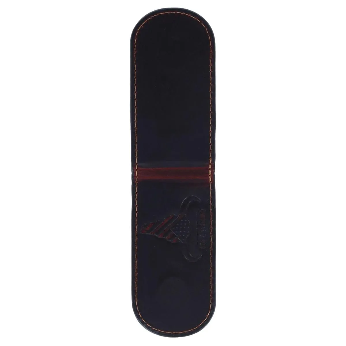 American Bison Men's Oil Pull Up Leather Magnetic Money Clip sold by Belt Outlet product image thumbnail 4