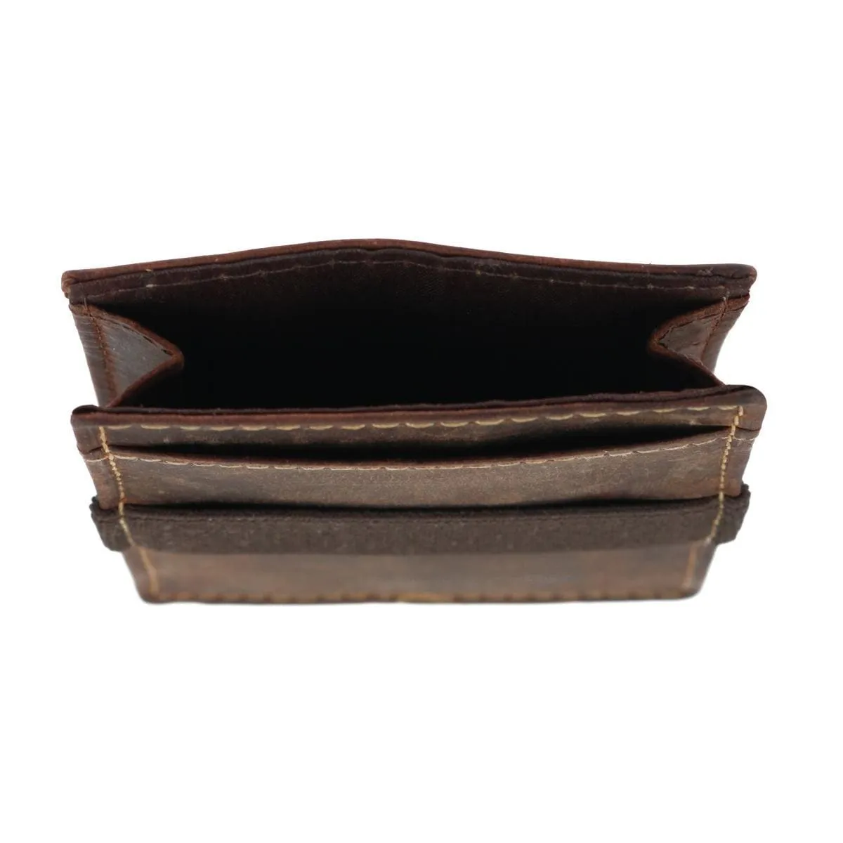 CTM® Men's Leather Front Pocket Wallet with Elastic Keeper sold by Belt Outlet product image thumbnail 5
