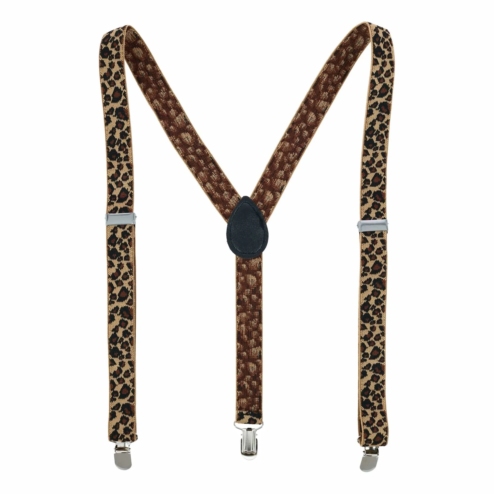 CTM® Women's Leopard Print Clip-End Suspenders sold by Belt Outlet product image thumbnail 3