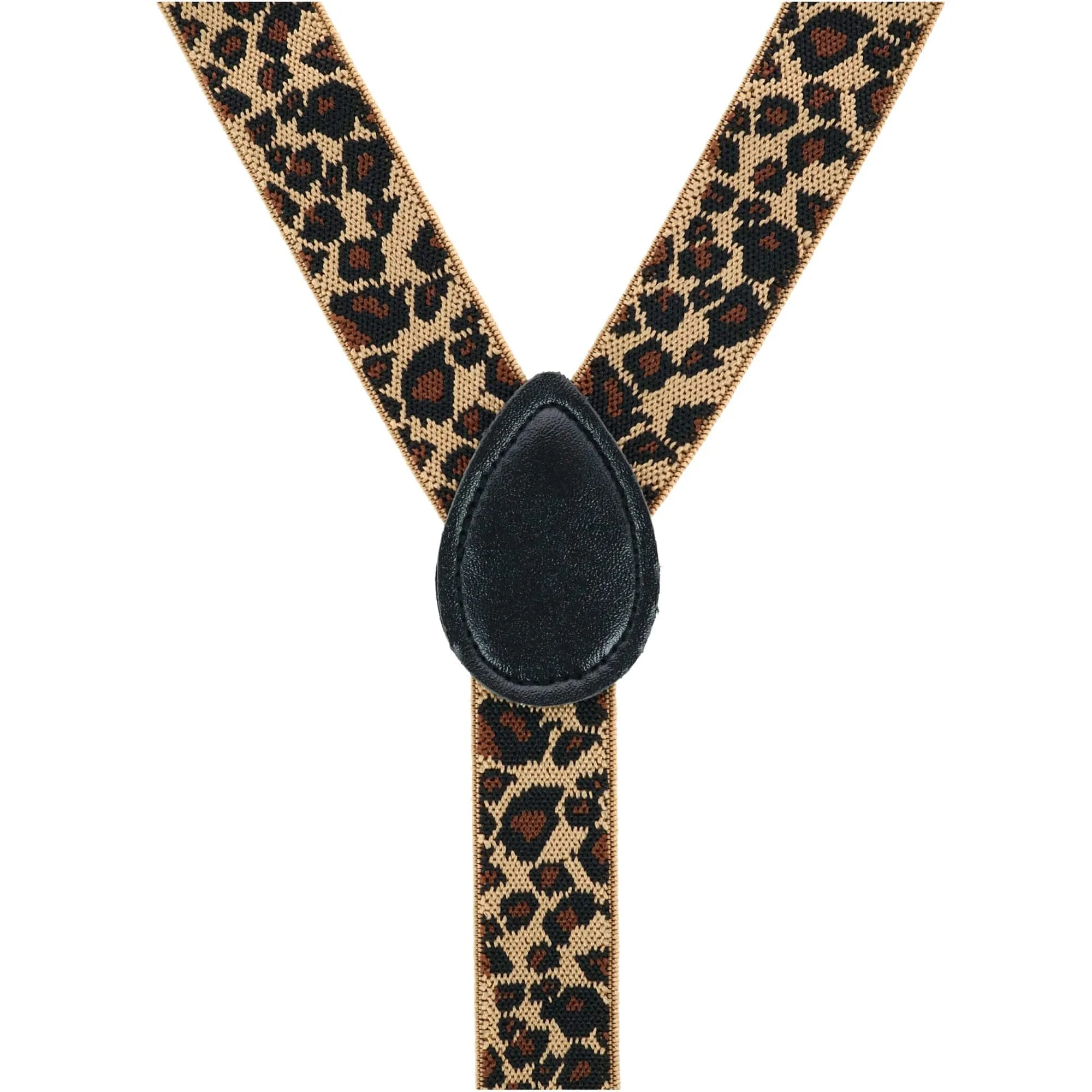CTM® Women's Leopard Print Clip-End Suspenders sold by Belt Outlet product image thumbnail 4