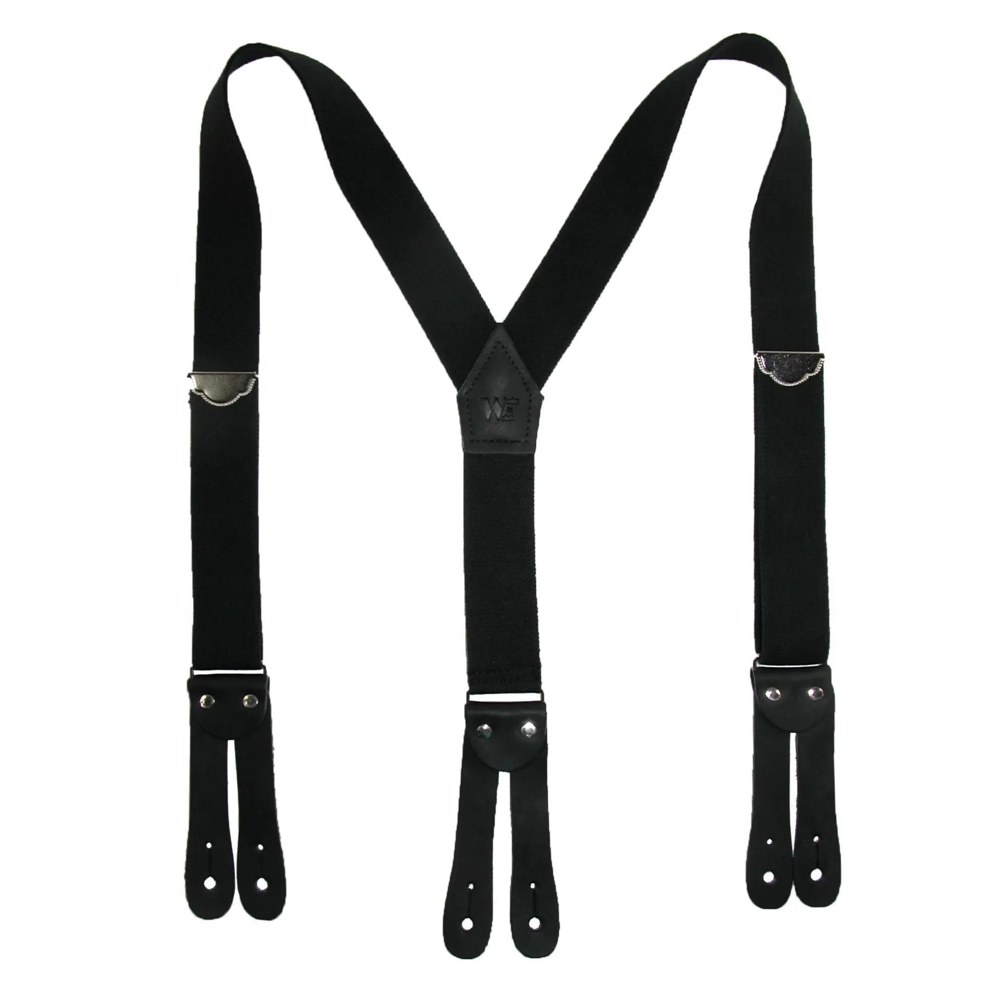 Welch Men's Elastic Button-End Y-Back 1 1/2 Inch Double Face Suspenders sold by Belt Outlet product image thumbnail 2